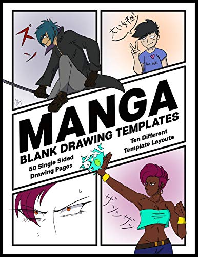 Manga Blank Drawing Templates: Ten Different Template Layouts; Single-Sided  Drawing Comic Panel Pages - Printables, W&T; Printables, W And T:  9781731587657 - AbeBooks
